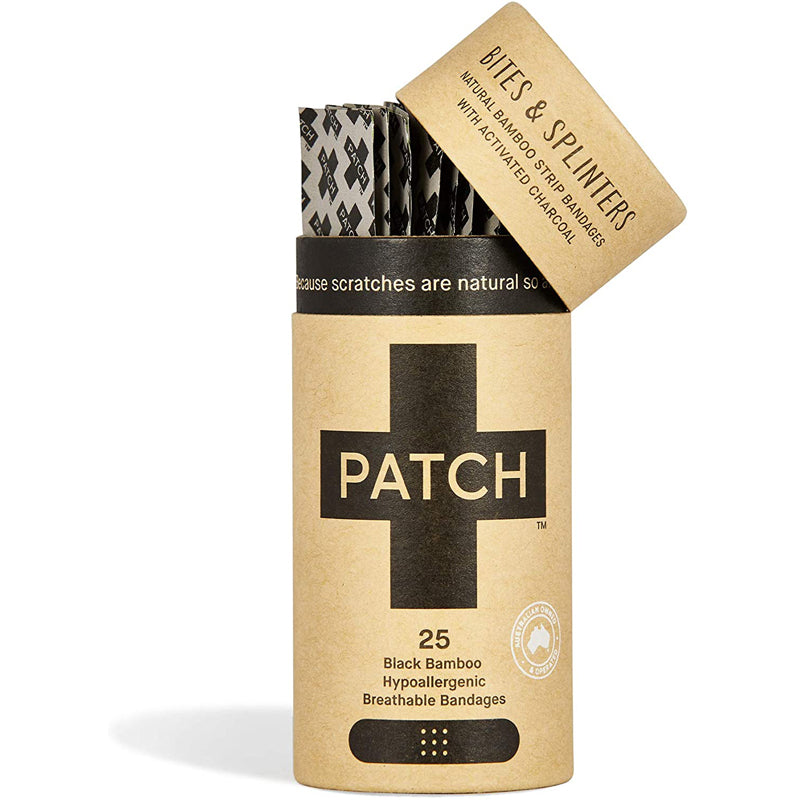 Charcoal Compostable Bamboo Bandages 25ct