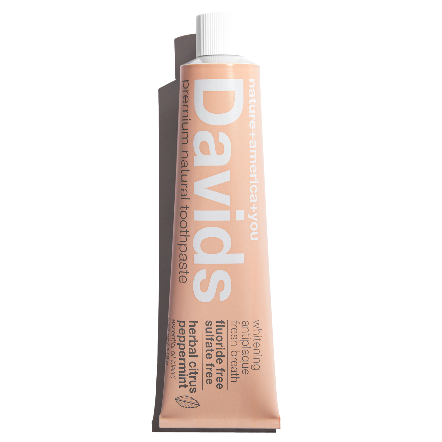 Davids Herbal Citrus Peppermint Natural Toothpaste 5.25oz