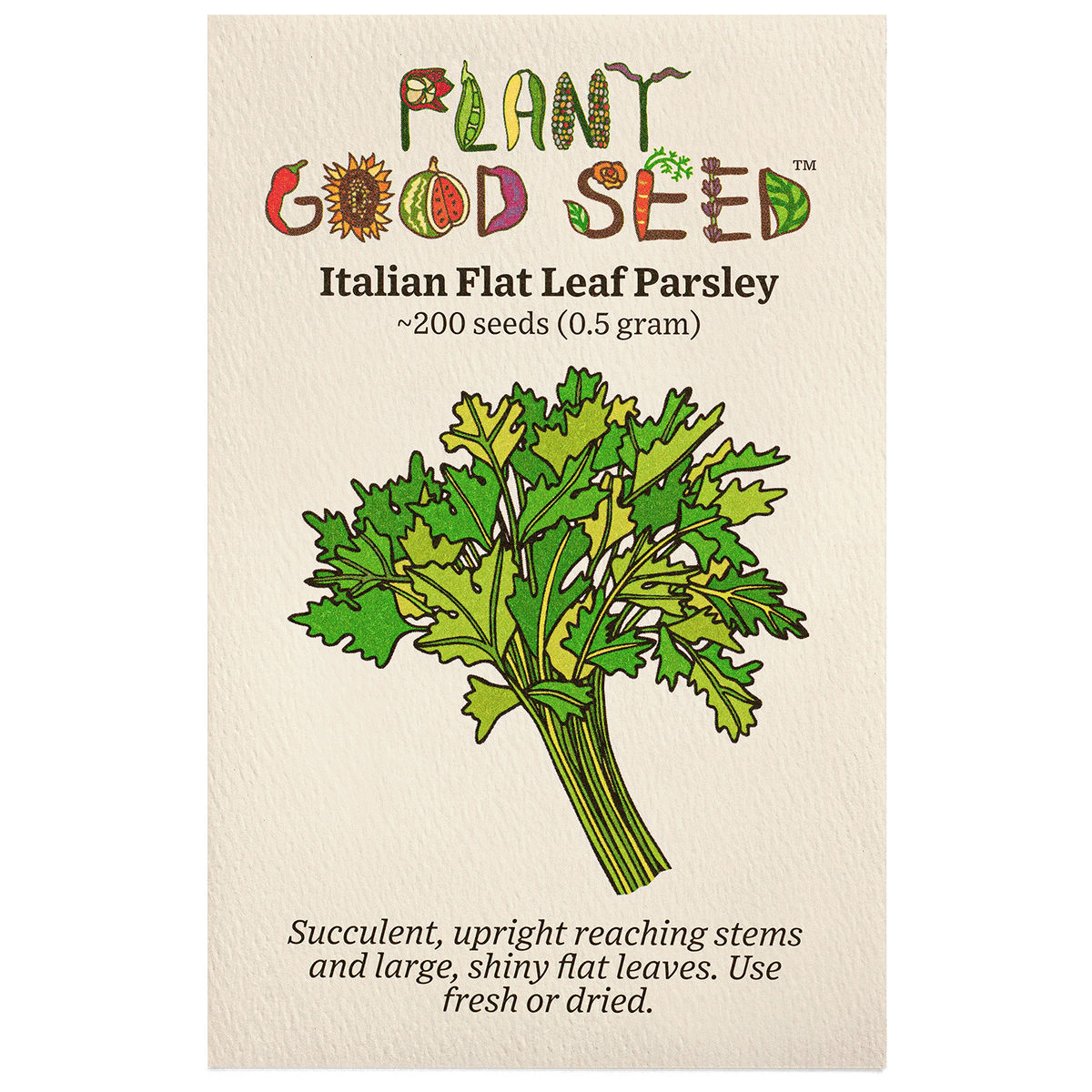 Plant Good Seed Fear Leaf Italian Parsley