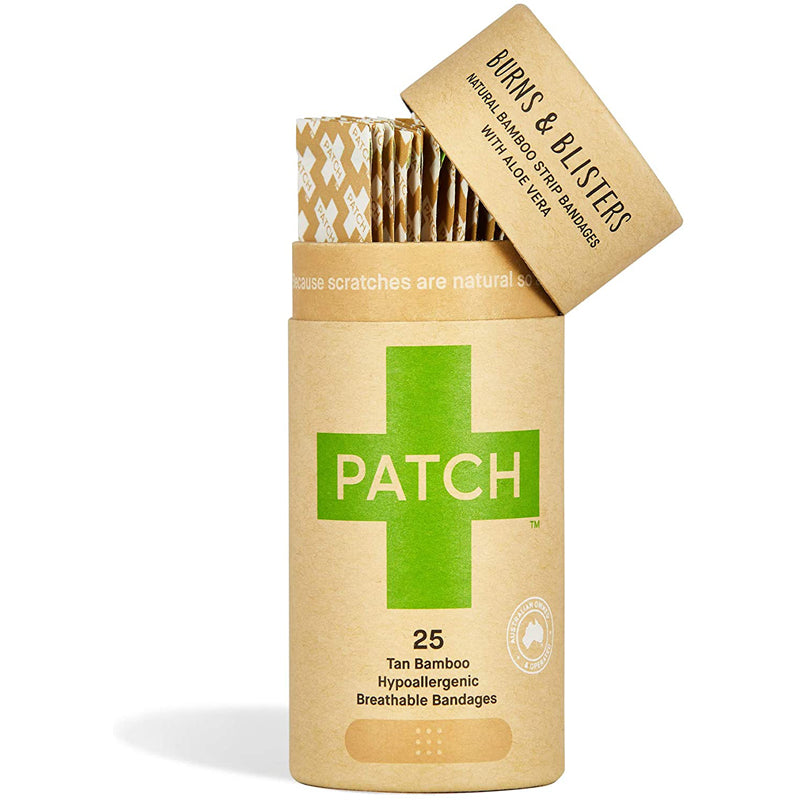 Patch Aloe Vera Compostable Bamboo Bandages 25ct