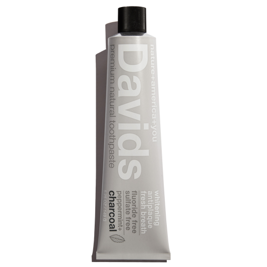 Davids Charcoal+Peppermint Natural Toothpaste