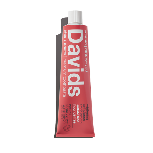 Davids Kids + Adults Premium Toothpaste Strawberry+Watermelon 5.25oz